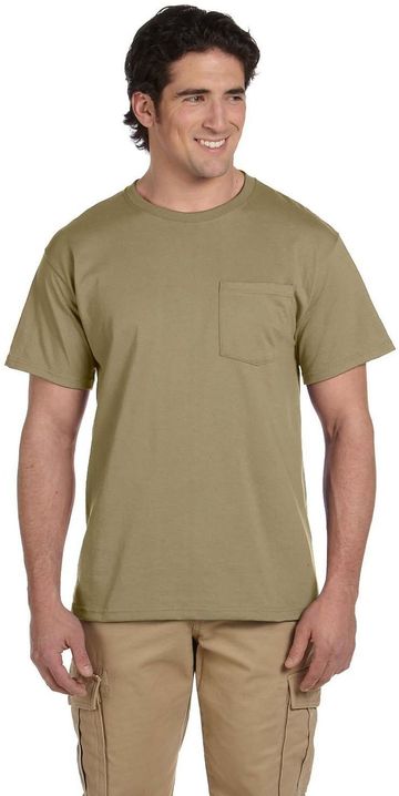 JERZEES® Dri-Power® Adult Unisex 50/50 Cotton/Poly With Pocket T-Shirt